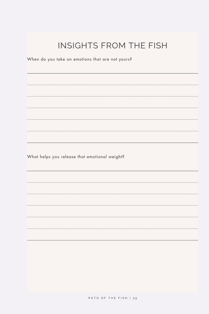 Path of the Fish: A Pisces Reflection Journal
