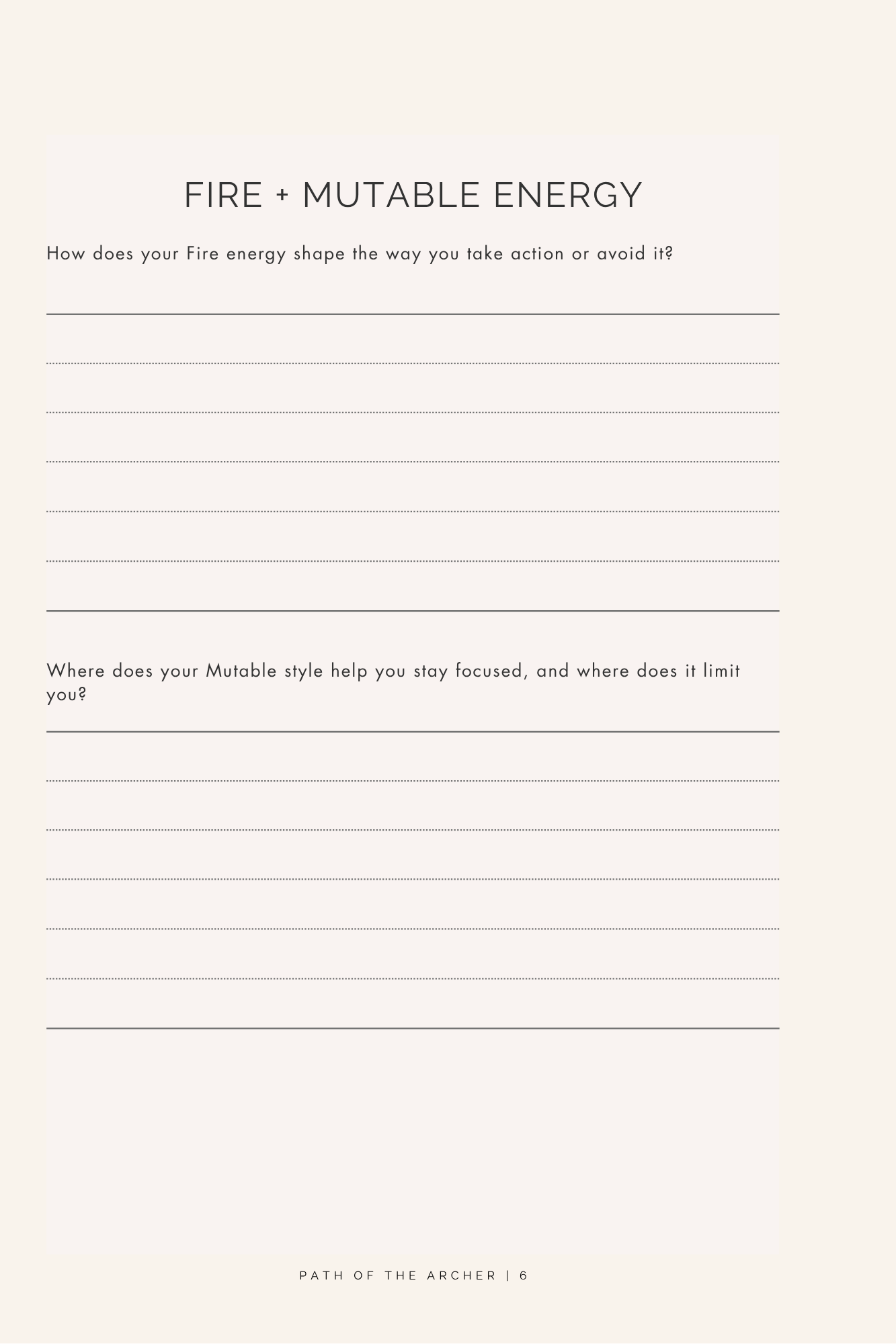 Path of the Archer: A Sagittarius Reflection Journal