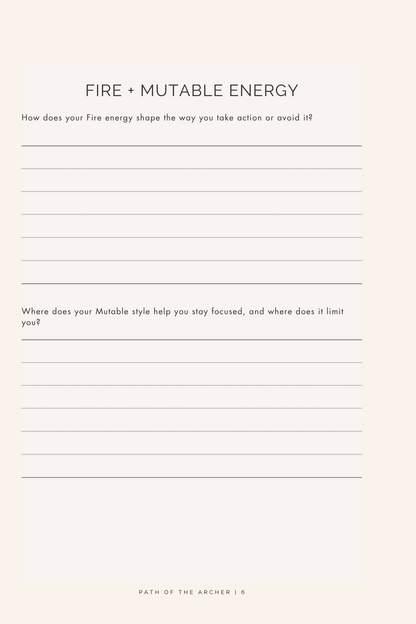 Path of the Archer: A Sagittarius Reflection Journal