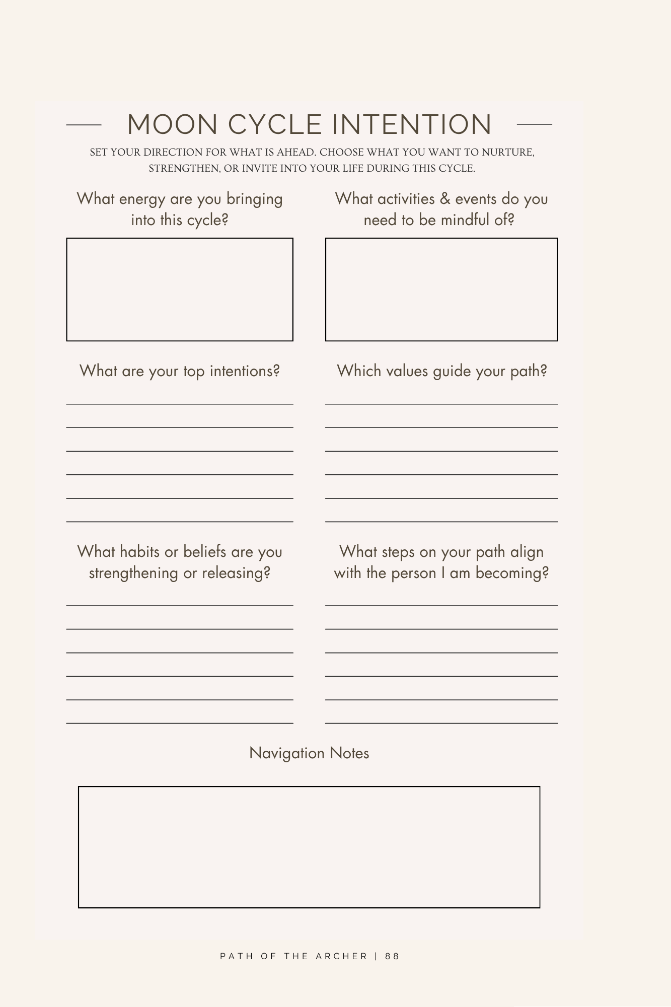 Path of the Archer: A Sagittarius Reflection Journal