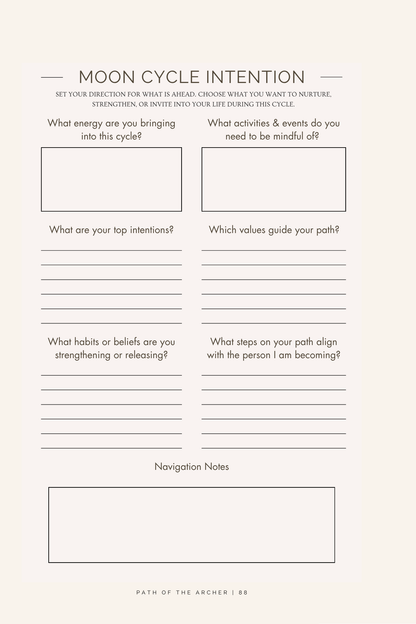Path of the Archer: A Sagittarius Reflection Journal