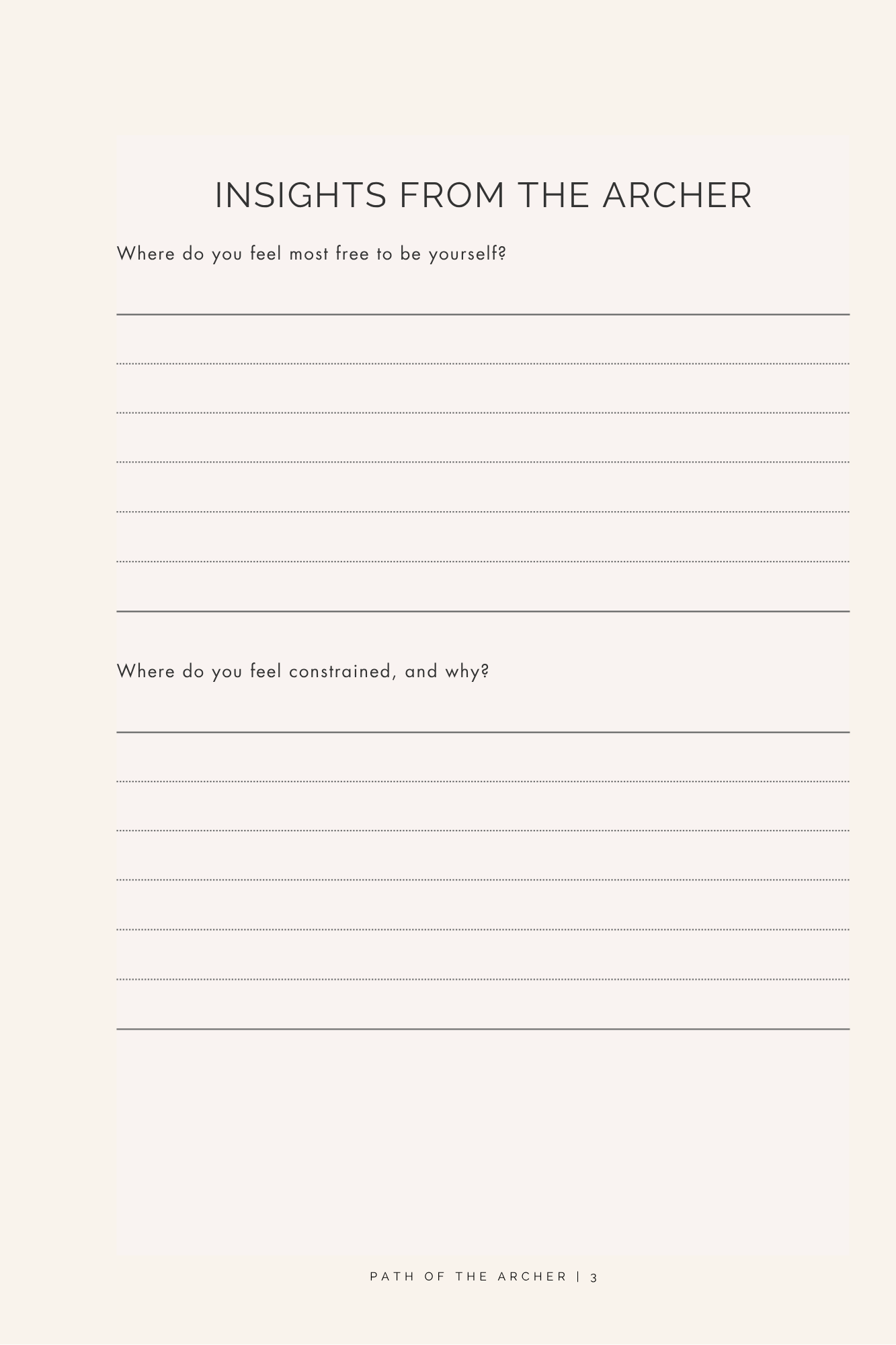 Path of the Archer: A Sagittarius Reflection Journal