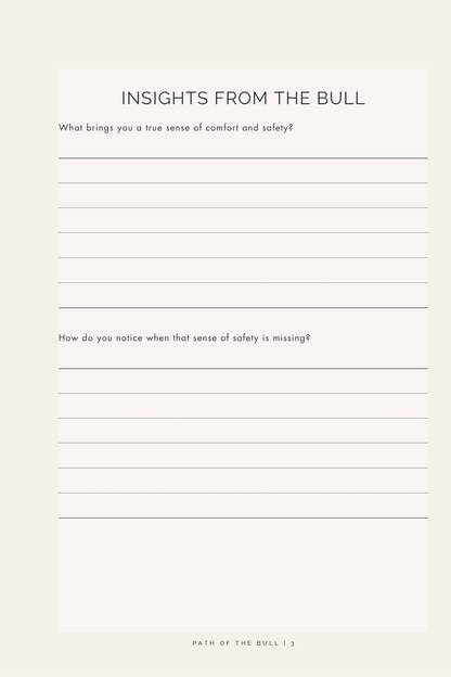 Path of the Bull: A Taurus Reflection Journal